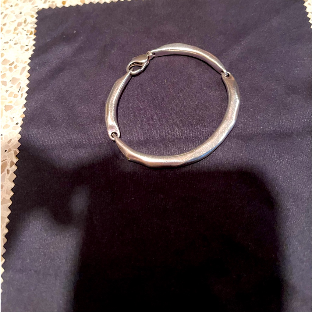Solid Silver Designed Bracelet